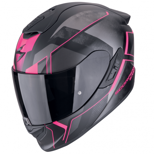 *Scorpion EXO-1400 EVO II AIR INTENSIO // Schwarzmatt-Pink