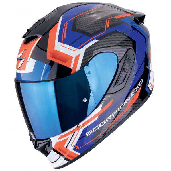 Scorpion EXO-1400 EVO II AIR LINART // Schwarz-Blau-Rot