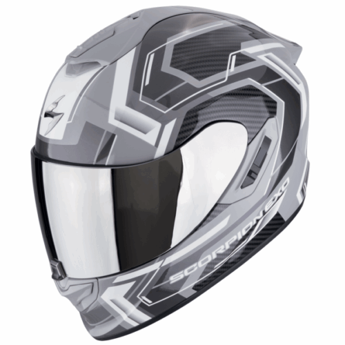 Scorpion EXO-1400 EVO II AIR LINART // Grau-Weiss