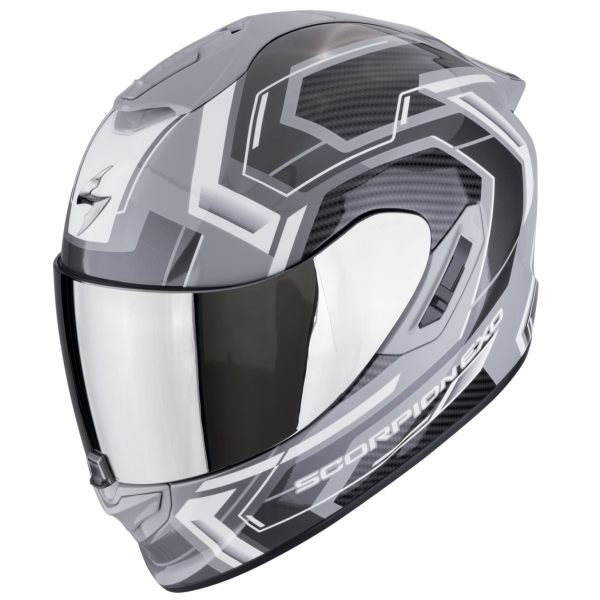 Scorpion EXO-1400 EVO II AIR LINART // Grau-Weiss