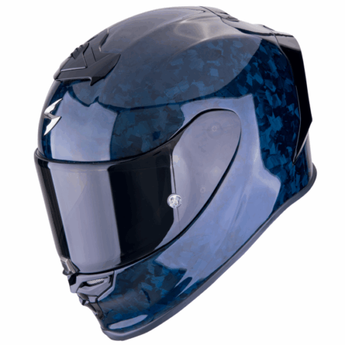 Scorpion EXO-R1 EVO ONYX CARBON AIR SOLID // Blau