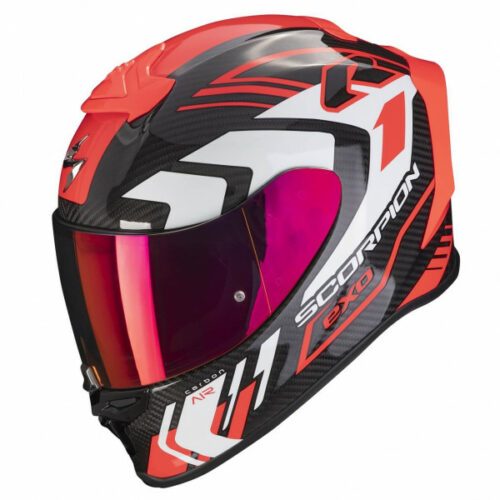 Scorpion EXO-R1 EVO CARBON AIR SUPRA // schwarz-rot