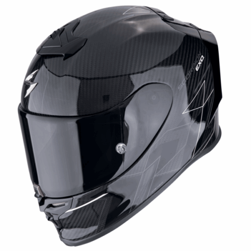 Scorpion EXO-R1 EVO CARBON AIR CYNERGY // Schwarz-Weiss