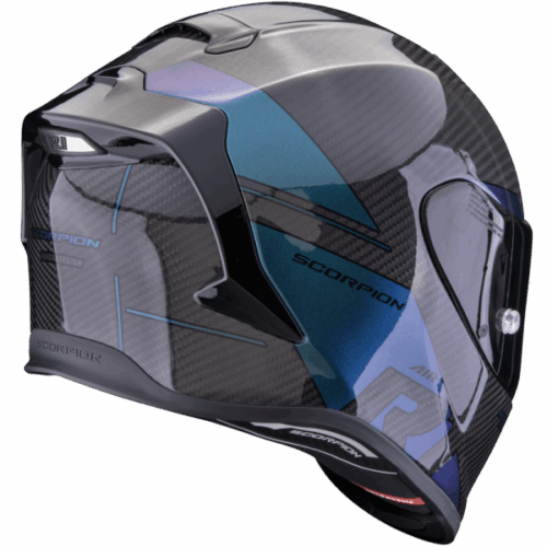Scorpion EXO R1 EVO CARBON AIR RALLY // Schwarz-Chameleon – Bild 3
