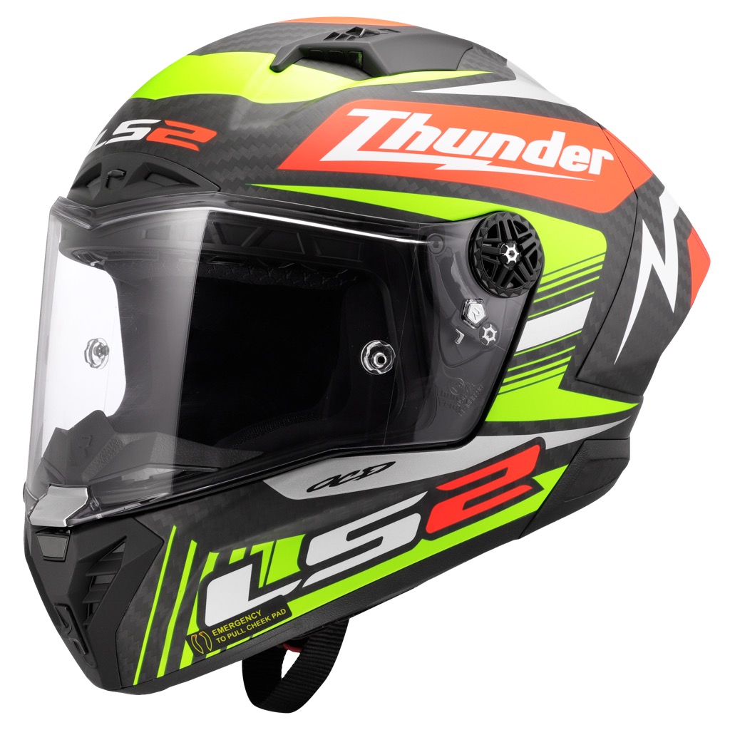 LS2 FF805 THUNDER GP AERO REPLICA BLACK-06