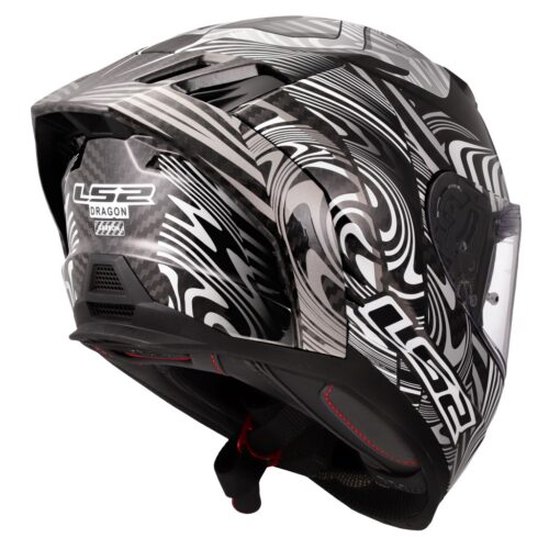 LS2 FF807 DRAGON ENTHUM SILVER – Bild 3