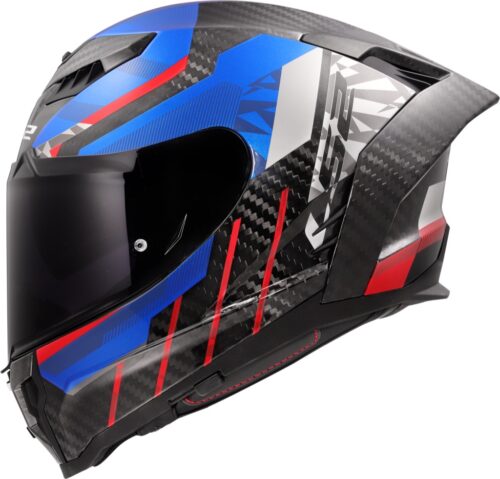 LS2 FF807 DRAGON TRAX BLUE RED