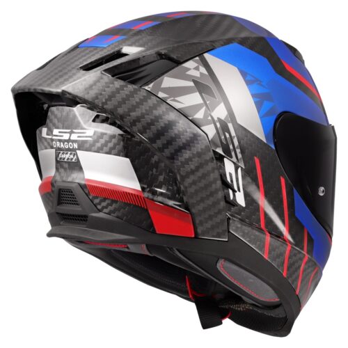 LS2 FF807 DRAGON TRAX BLUE RED – Bild 3