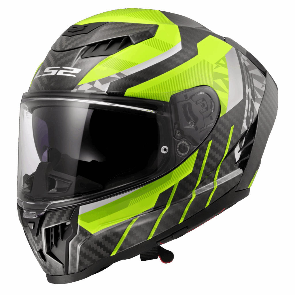 LS2 FF807 DRAGON TRAX H-VIS YELLOW