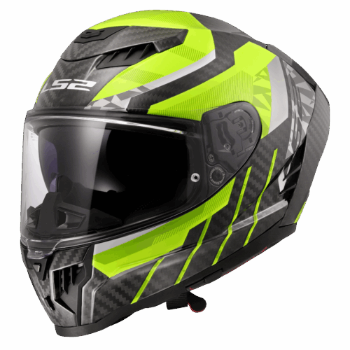 LS2 FF807 DRAGON TRAX H-VIS YELLOW – Bild 2