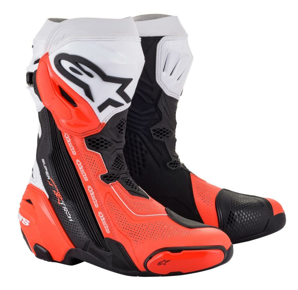 Alpinestars Supertech R // black white red flou vented