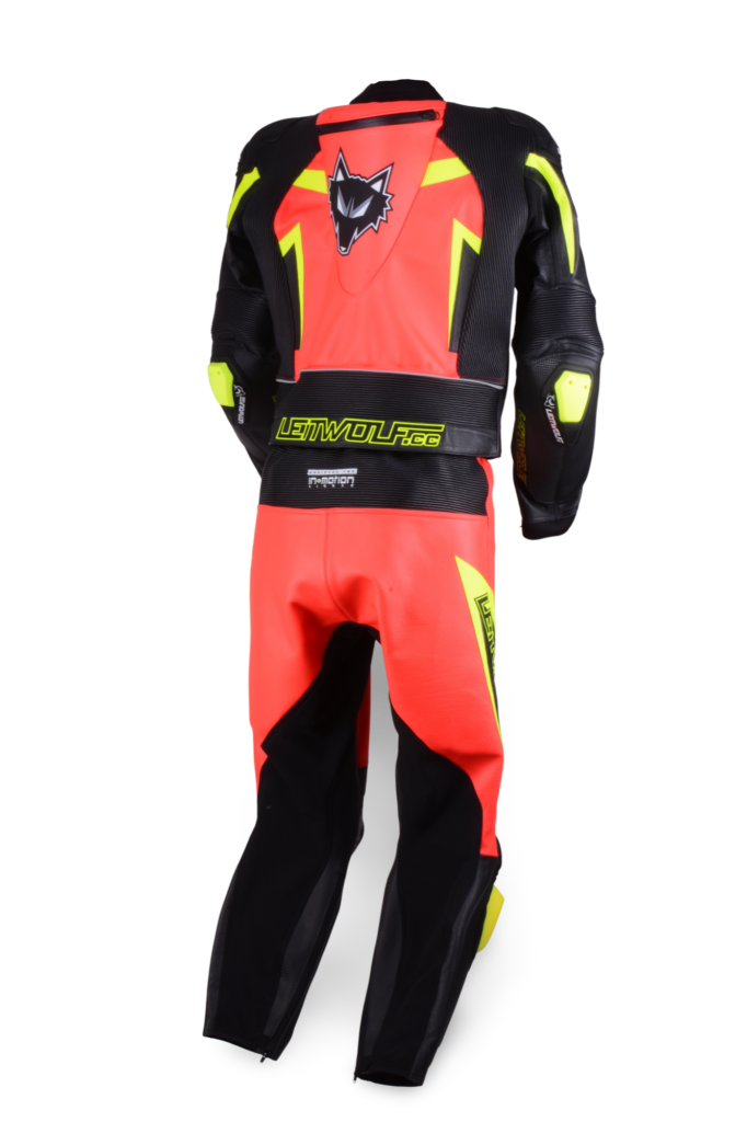 2-Teiler Leitwolf Streetforce mit Airbag Vorbereitung in Mix Känguruleder – Größe 54