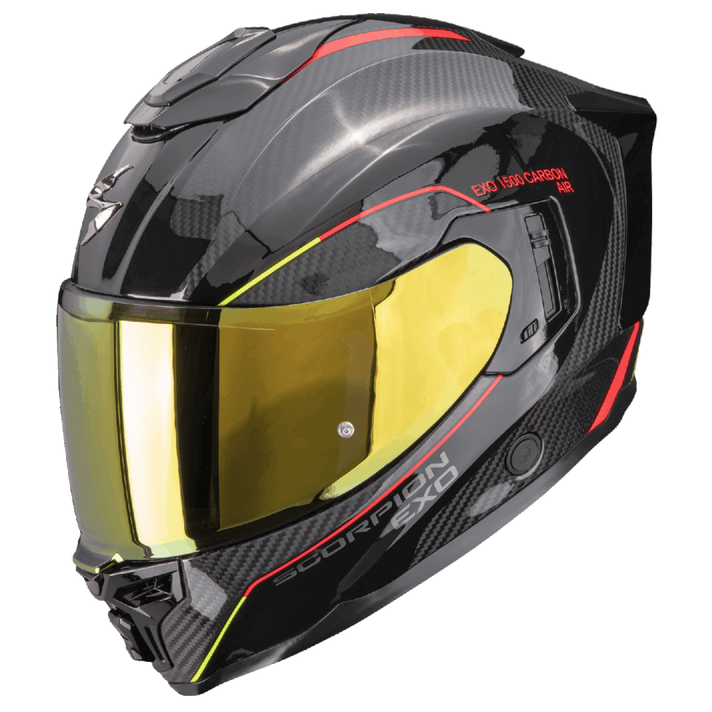 Scorpion EXO-1500 CARBON AIR MUNDI Black-Red-Yellow