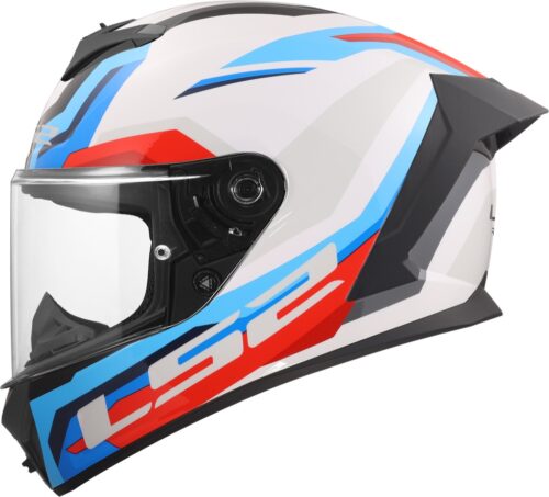 LS2 FF820 Rapid III Hyper White Blue Red
