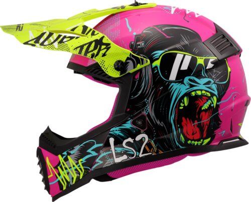 LS2 MX437 FAST II MINI GORILLA PURPLE (Junior)